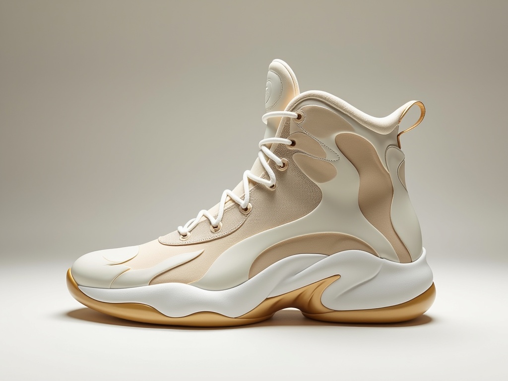 High-Top Shoe — Organic x Clay x Minimal