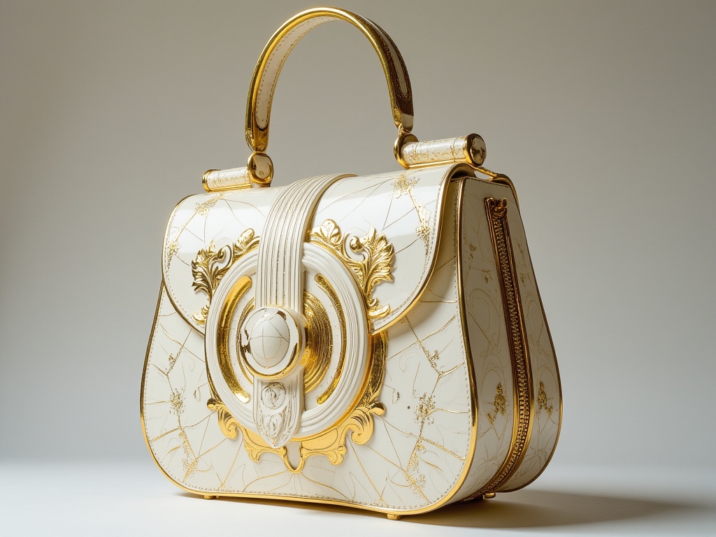 Handbag — Art Deco x Gold Porcelain